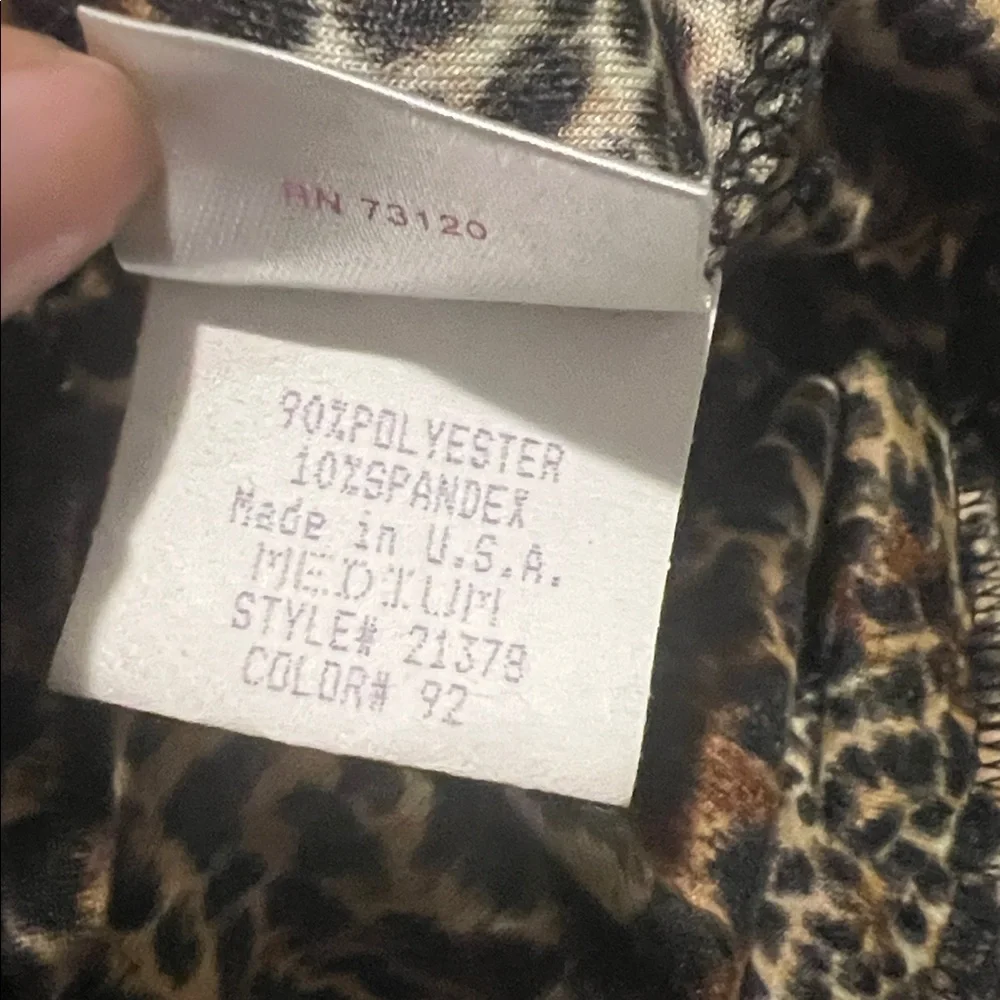 Frederick's of Hollywood Brown Leopard Mini Dress - Picture 6 of 6